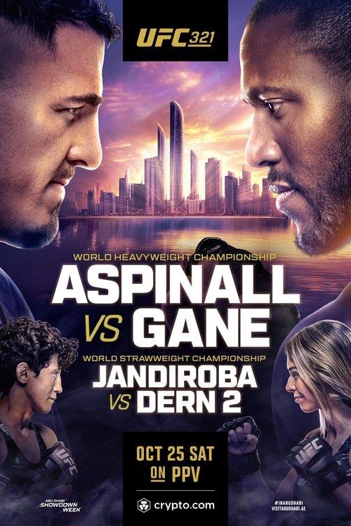 UFC 321: Aspinall vs. Gane 2025 official movie poster