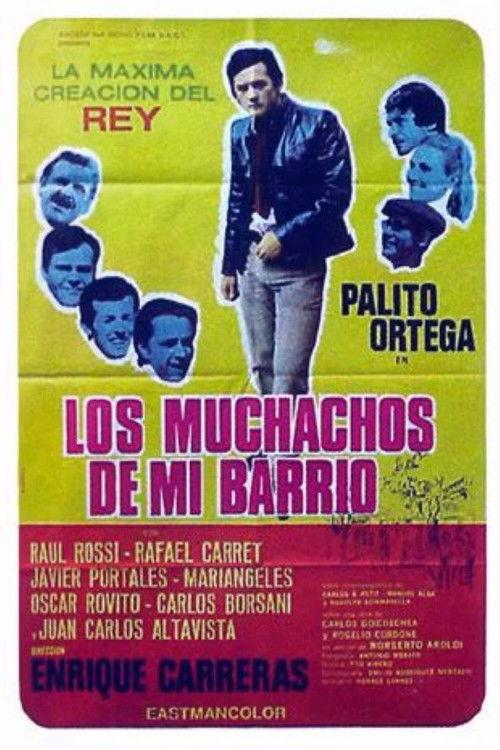 Los muchachos de mi barrio 1970 official movie poster