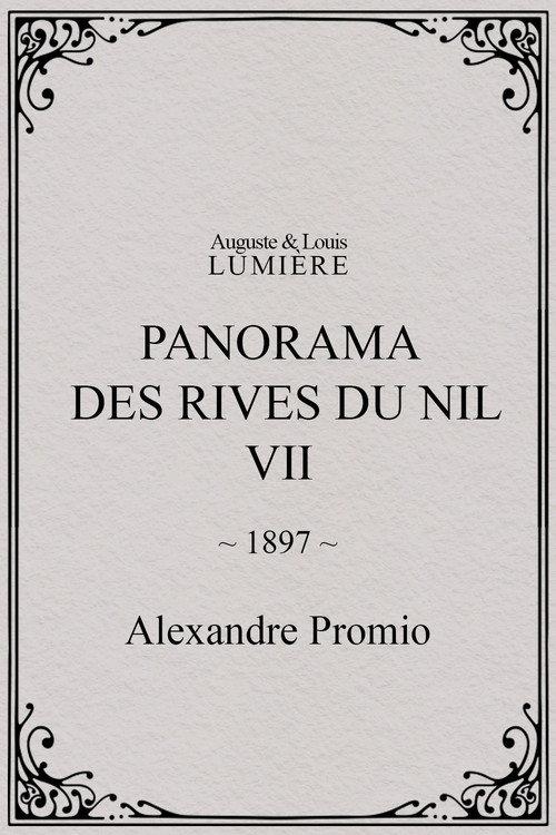 Panorama des rives du Nil, [VII] 1897 official movie poster