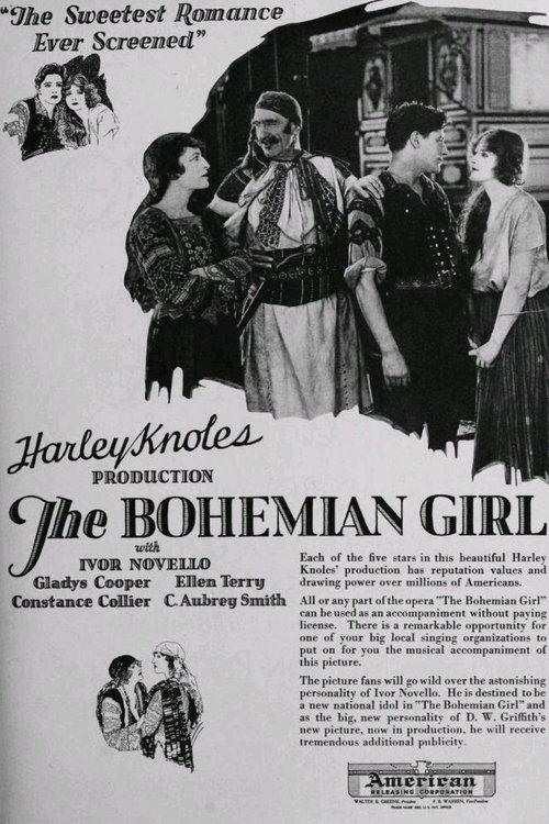 The Bohemian Girl 1922 official movie poster