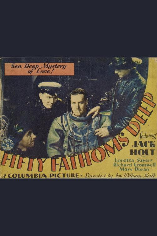 Fifty Fathoms Deep 1931 official movie poster