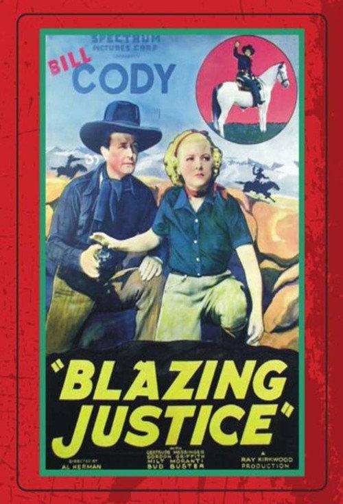 Blazing Justice 1936 official movie poster