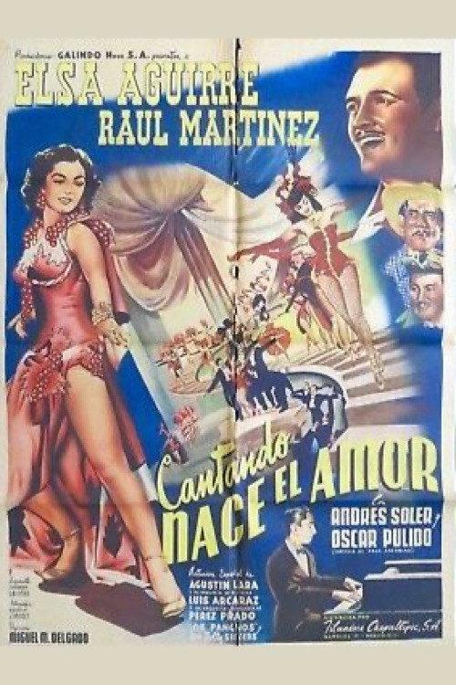 Singing love is born 1954 official movie poster