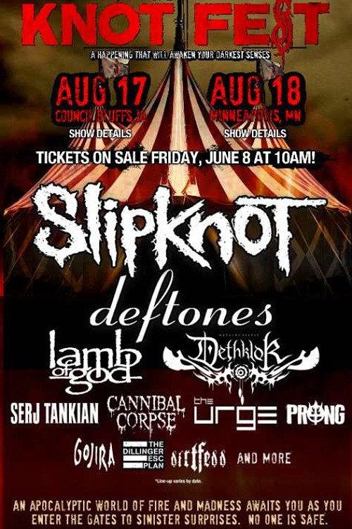 Slipknot - Live at Knotfest Minneapolis 2012 2012 official movie poster