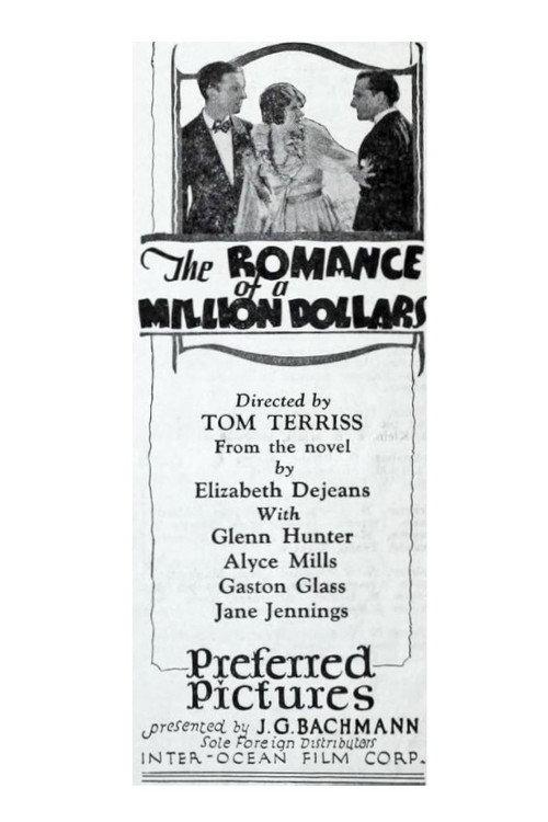 The Romance of a Million Dollars 1926 official movie poster