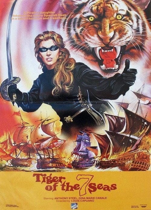 Tiger of the Seven Seas 1962 official movie poster