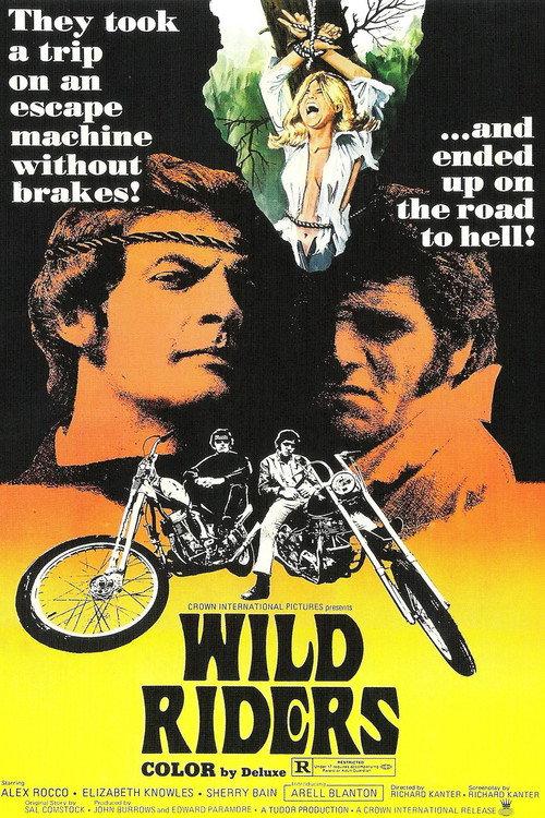 Wild Riders 1971 official movie poster