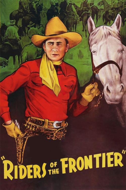 Riders of the Frontier 1939 official movie poster