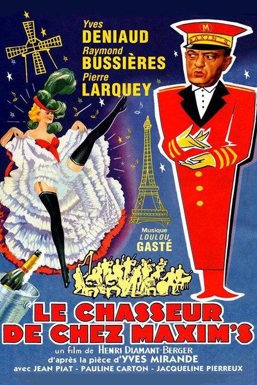 Le Chasseur de chez Maxim's 1953 official movie poster