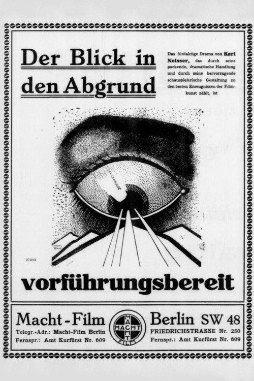 Der Blick in den Abgrund 1919 official movie poster