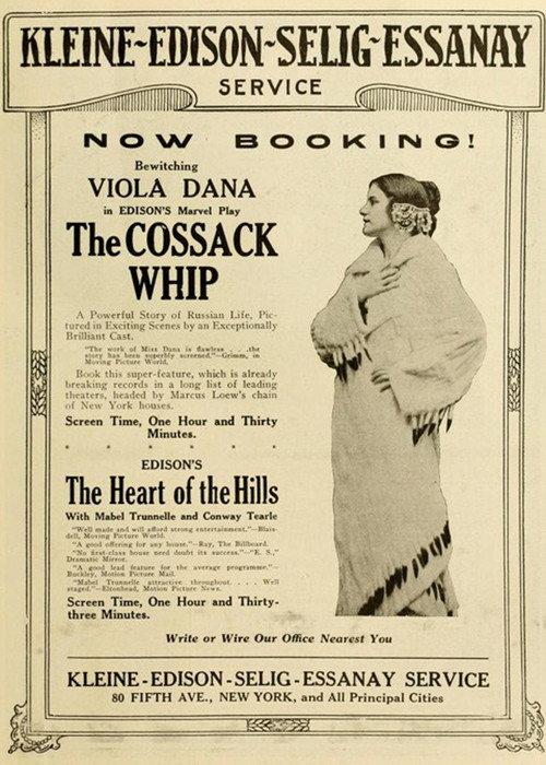 The Cossack Whip 1916 official movie poster