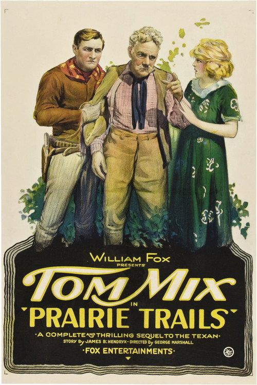 Prairie Trails 1920 official movie poster