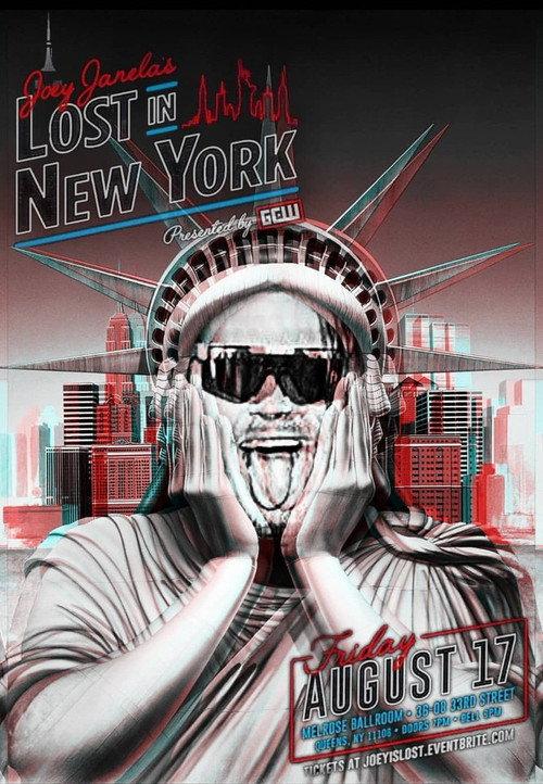 GCW Joey Janela's Lost In New York 2018 official movie poster