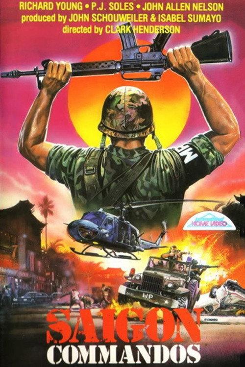 Saigon Commandos 1988 official movie poster