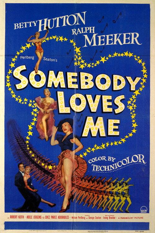 Somebody Loves Me 1952 official movie poster