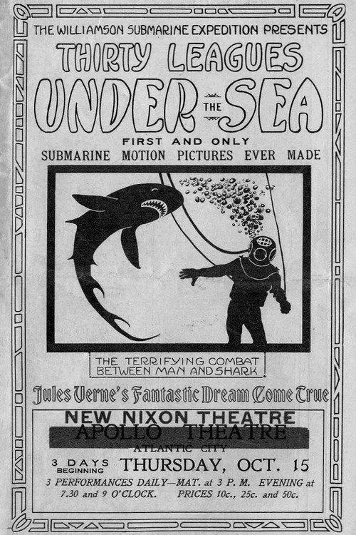 Thirty Leagues Under the Sea 1914 official movie poster