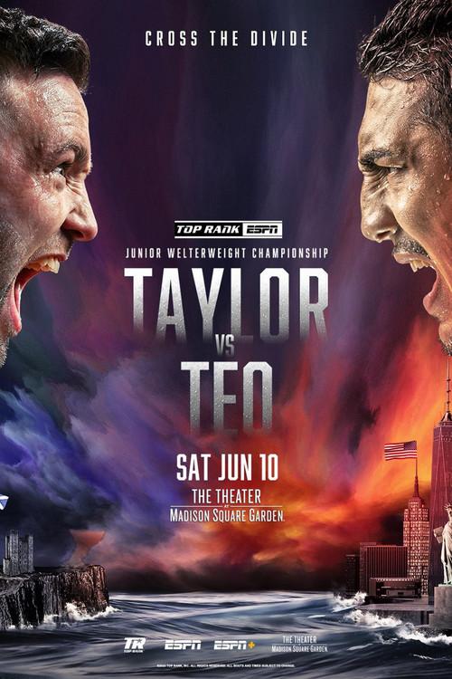 Josh Taylor vs. Teofimo Lopez 2023 official movie poster
