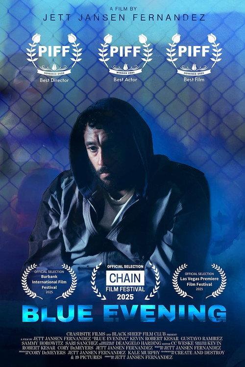 Blue Evening 2025 official movie poster