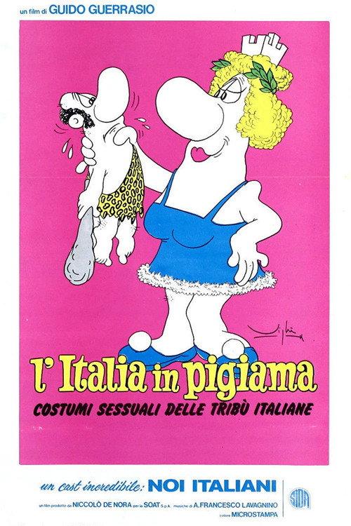 L'Italia in pigiama 1977 official movie poster