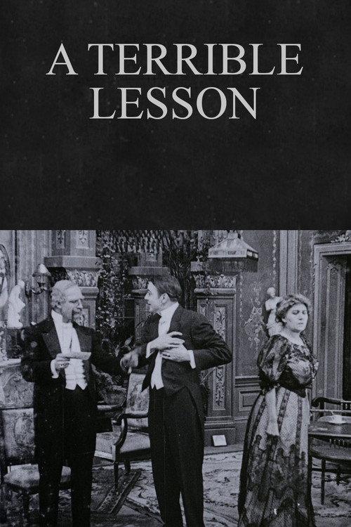 A Terrible Lesson 1912 official movie poster