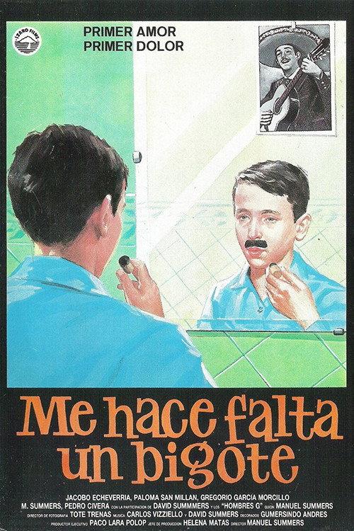 Me hace falta un bigote 1986 official movie poster