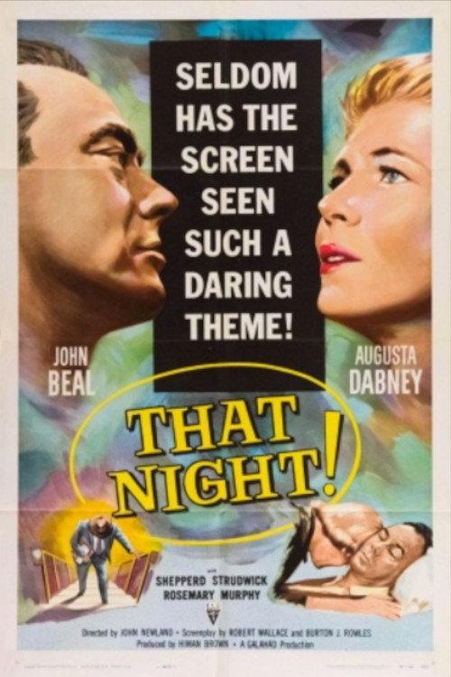 That Night! 1957 official movie poster
