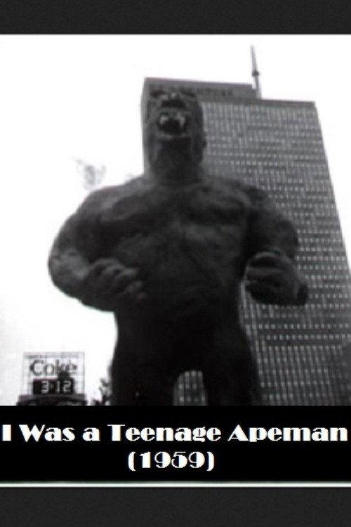 I Was a Teenage Apeman 1959 official movie poster