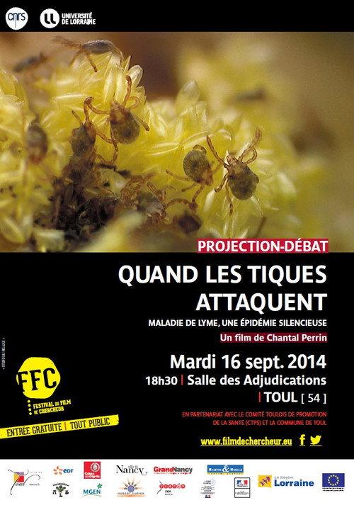Quand les tiques attaquent ! 2014 official movie poster