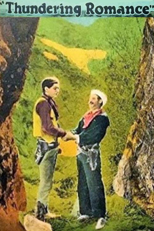 Thundering Romance 1924 official movie poster