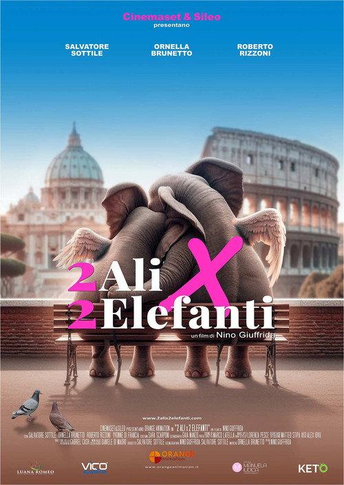 2 ali x 2 elefanti 2024 official movie poster