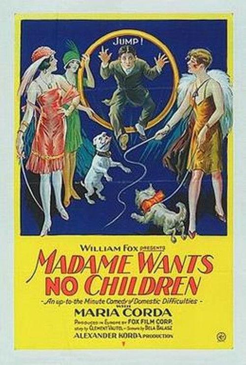 Madame Wants No Children 1926 official movie poster