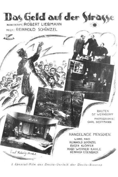 Das Geld auf der Strasse 1922 official movie poster