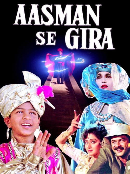 Aasmaan Se Gira 1992 official movie poster