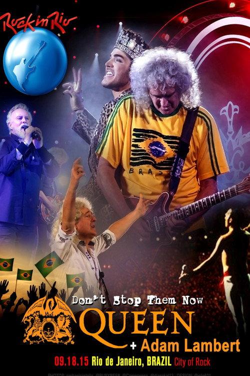Queen and Adam Lambert: Rock in Rio 2015 2015 official movie poster