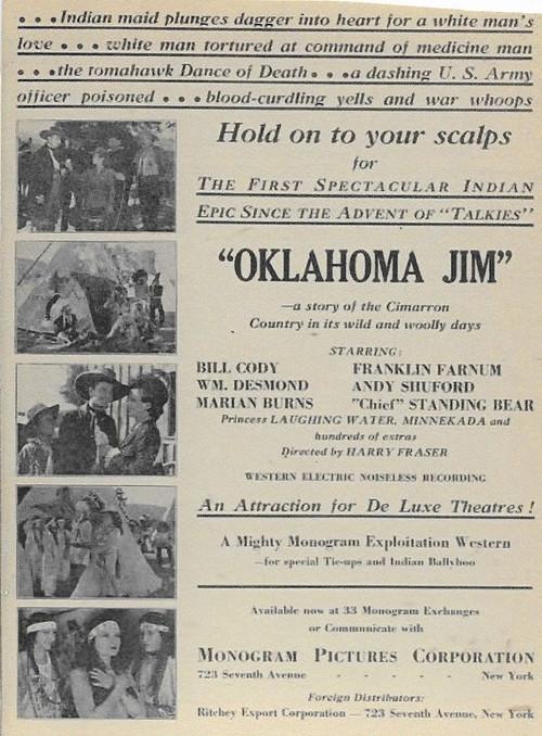 Oklahoma Jim 1931 official movie poster