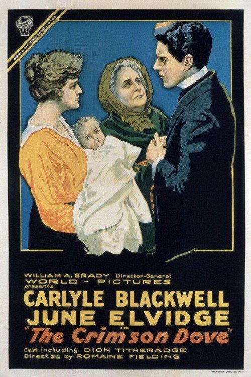 The Crimson Dove 1917 official movie poster