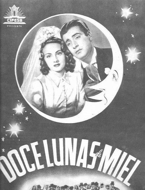 Doce lunas de miel 1944 official movie poster
