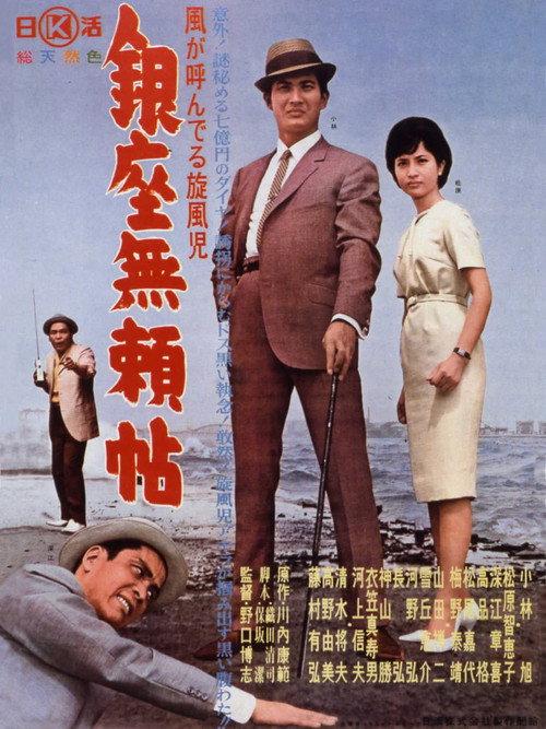 Whirlwind Call the Storm - Ginza Hoodlum's Diary 1963 official movie poster