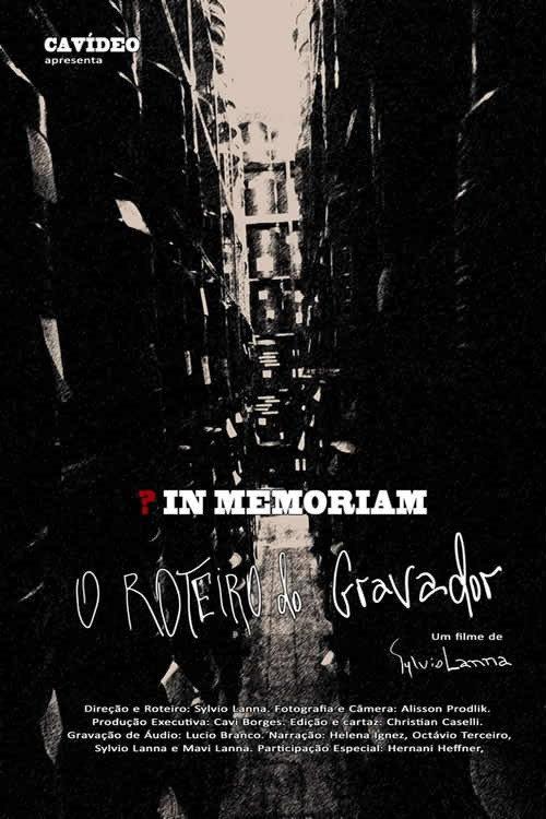 In Memoriam: O Roteiro do Gravador 2019 official movie poster