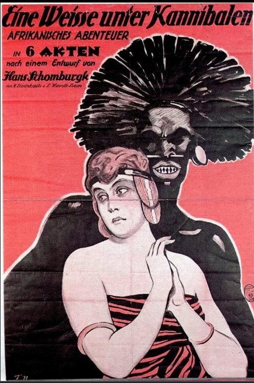A White Woman Among Cannibals 1921 official movie poster