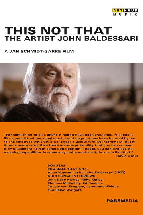 This Not That: The Artist John Baldessari 2006 official movie poster