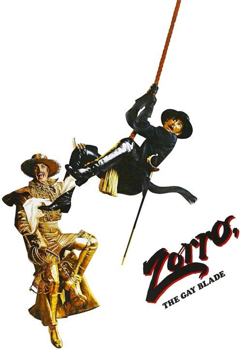 Zorro, The Gay Blade 1981 official movie poster