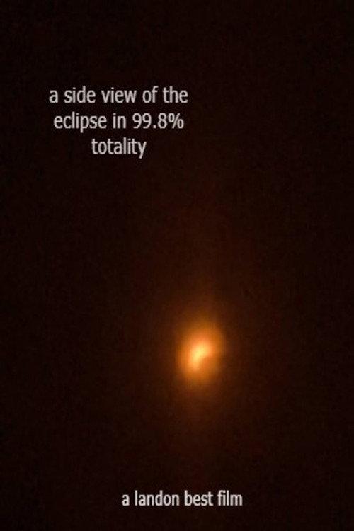 A Side View of An Eclipse in 99.8% Totality 2024 official movie poster