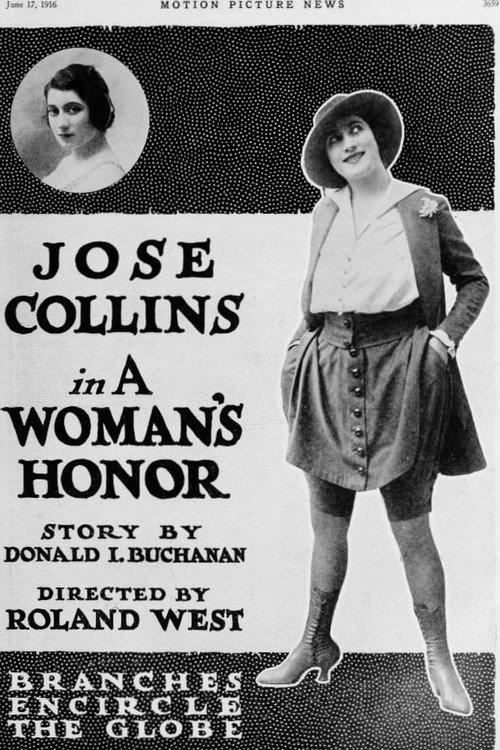 A Woman's Honor 1916 official movie poster