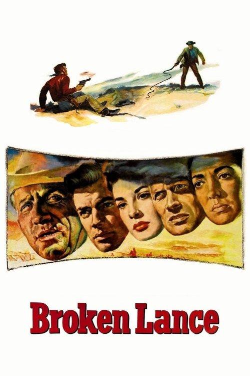 Broken Lance 1954 official movie poster