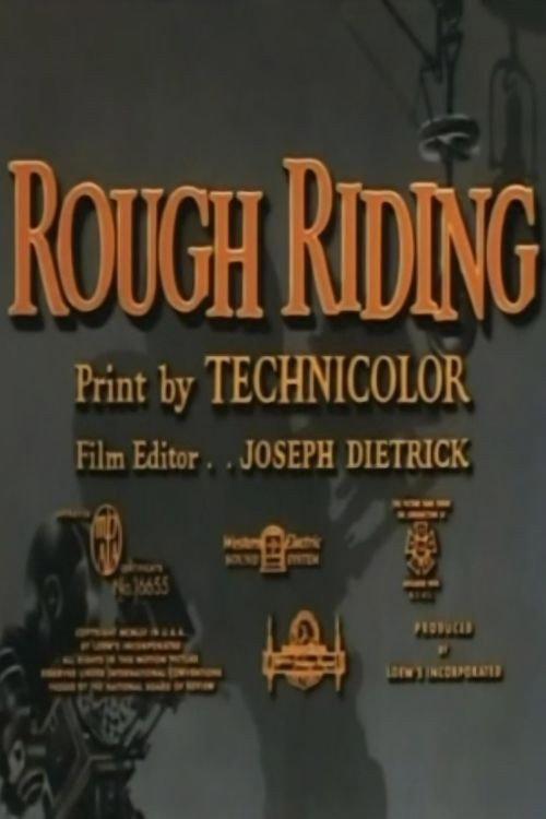 Rough Riding 1954 official movie poster