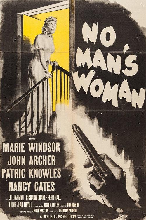 No Man's Woman 1955 official movie poster