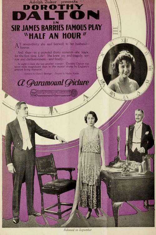 Half an Hour 1920 official movie poster