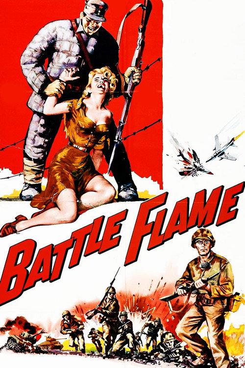Battle Flame 1959 official movie poster