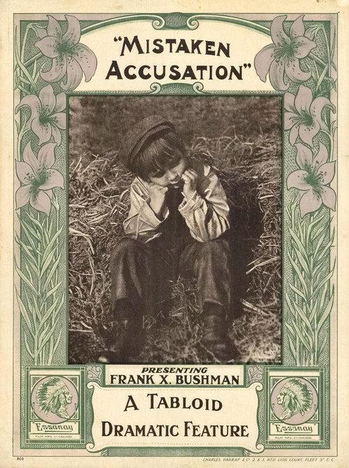 A Mistaken Accusation 1913 official movie poster
